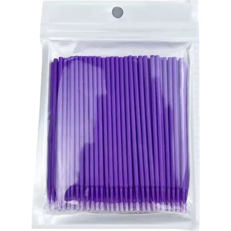 Pennello microapplicatore, design monouso, applicazioni versatili, viola (1/2)