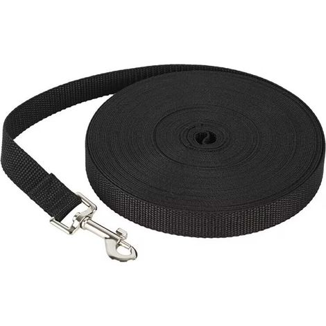 Corde de remorquage extensible pour chien de 3 m - Noire (1/5)