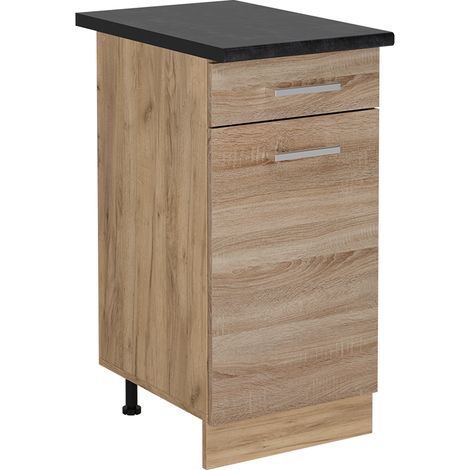 Meuble cuisine R-Line, Sonoma, 40cm , PT Anthracite, Vicco (1/5)
