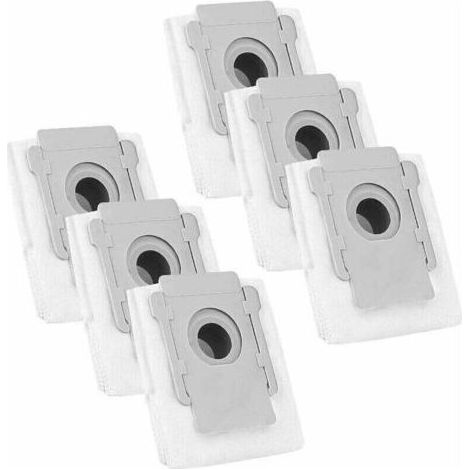 PA Lot De 6 Sacs Pour Base Automatique Aspirateur Robot Sans Fil Compatible I7 S9 E5 E6 E7 (1/4)
