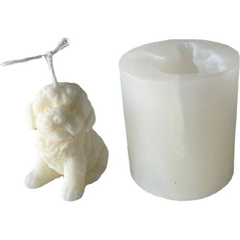 Moule à Gâteau en Silicone Bébé Chiot Moule à Pâtisserie pour Cuisine (1/4)