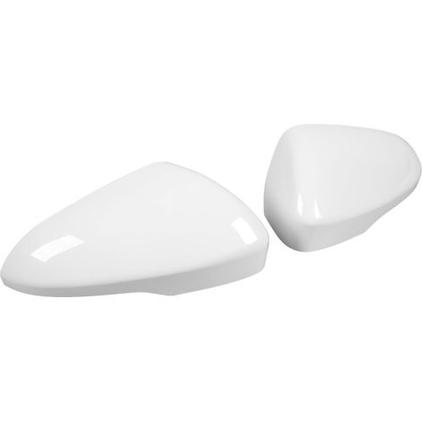 Lot de 2 coques de rétroviseur extérieur blanches pour Ford Fusion (1/5)