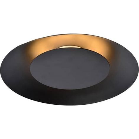 [NEUWERTIG] B-Ware Lucide LED-Deckenlampe Foskal in Schwarz Ø 34,5 cm Deckenlampe Deckenlicht LED (1/2)