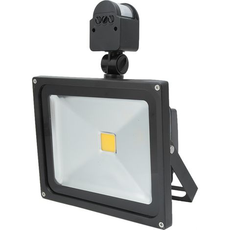 Projecteur LED Étanche Extérieur - 3000 K - 6000 Lm - Détecteur de Mouvement 2 à 15 M - Garage Atelier Extérieur - 1 Pièce (1/5)