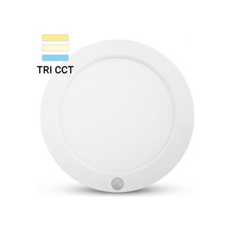 Plafonnier LED Blanc Ø230 18W CCT Détecteur IR Miidex Lighting® (1/5)