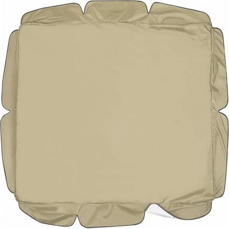 Toit Pour Balançoire - Bâche Couverture Supérieure Étanche En Polyester - Pour Chaise Balançoire De Jardin Extérieur - 195 x 125 x 15 cm