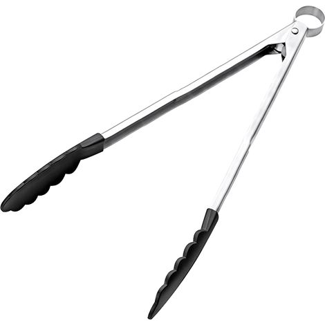 Pinzas para sartenes antiadherentes Lurch, acero inoxidable/nylon, 30,5 cm