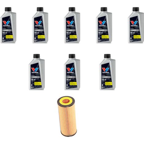 Kit filtro olio e 8L compatibile con Mercedes Classe R (W251) 300 170kw Dal 2009 (1/2)