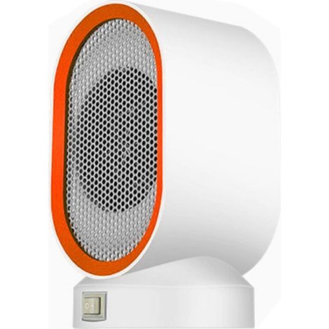 Mini chauffage d'appoint à chauffage rapide avec protection contre la surchauffe, idéal pour les petits espaces et parfait pour la maison ou la table. Rouge, prise européenne 220 V.