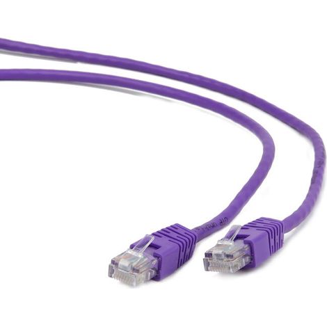 Gembird cable de red utp cat5e 1mÂ Â moradoÂ pp12-1m/v (1/2)