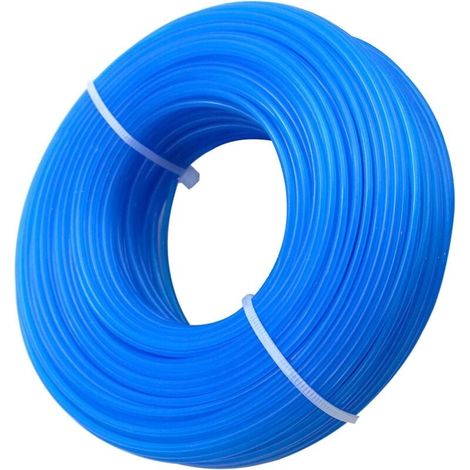 Runde Nylon-Trimmerfadenspule für Freischneider, 1,6 mm Durchmesser, 100 m Länge, Ersatzschneidfaden (1/4)