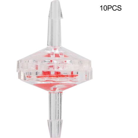 Pompe à air pour Aquarium, 10 pièces, clapet anti-retour unidirectionnel, accessoire d'arrêt d'eau pour Aquarium (3mm)