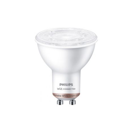 Ampoule Led Gu10 4.7w 2.700k-6.500k 345 Lm Wifi Philips Wiz.