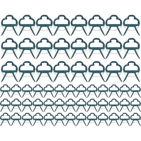 100 Pieces Clips Tomate Clips pour Plantes, Attache Tomates Clips Réutilisable, Attache Tomate, Attache Plante, Attaches de Plantes pour Tomates, Concombres, Roses