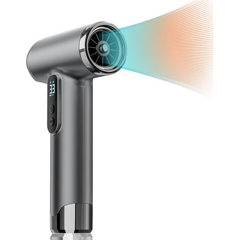 Kabelloser Haartrockner mit 100.000 U/min, wiederaufladbarem 15.000-mAh-Akku, 200-W-Ionen-Technologie und Diffusor (1/5)