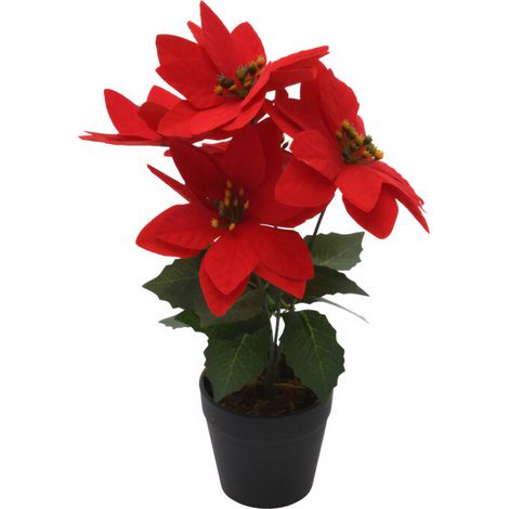 Weihnachtsstern, künstliche Blume, 29 cm