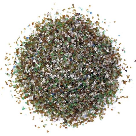 Quarzo ceramizzato verde per acquari 2-3 mm 2500 g
