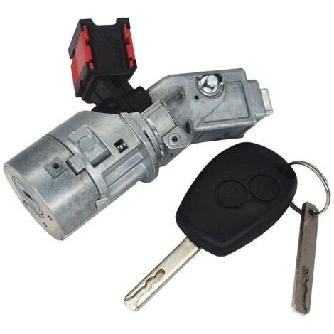 Applicable Kit Neiman Clio 3 Kangoo 2, Antivol Serrure d'allumage Direction avec clé pour Trafic Master Duster Sandero NV300 NV400 7701208408 (1/4)