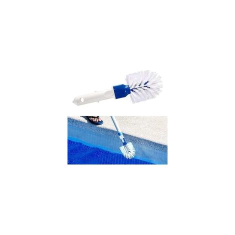 Brosse angle ronde piscine Nettoyage précis des marches et recoins