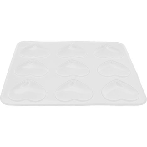 Moule en forme de cœur (lot de 3) - Moule à gâteau à 9 trous pour la pâtisserie maison (1/5)