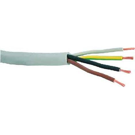 CAVO QUADRIPOLARE 'GRIGIO' Sezione 4x1 mm Q.TA 100