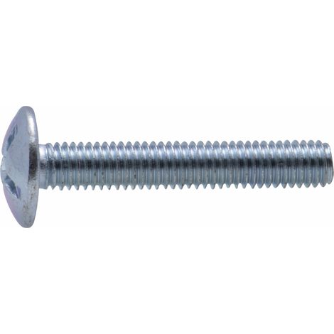 Boulon poêlier zingué Viswood Ø 6x20mm (lot de 12 boulons)