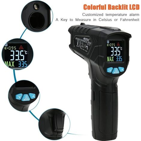 Termometro industriale IRB 50℃-550℃, tester di temperatura a infrarossi portatile, per HVAC e apparecchiature meccaniche. (1/5)