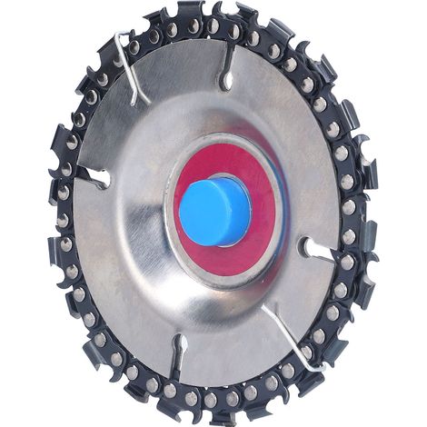 4-Zoll-Kettenscheibe, 22 Zähne, Edelstahl, Kreissägeblatt, Winkelschleiferzubehör, 14000 U/min, Lila (1/5)