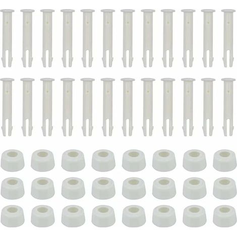 24 piscines de 6 cm avec couvercles et accessoires de piscine (1/5)