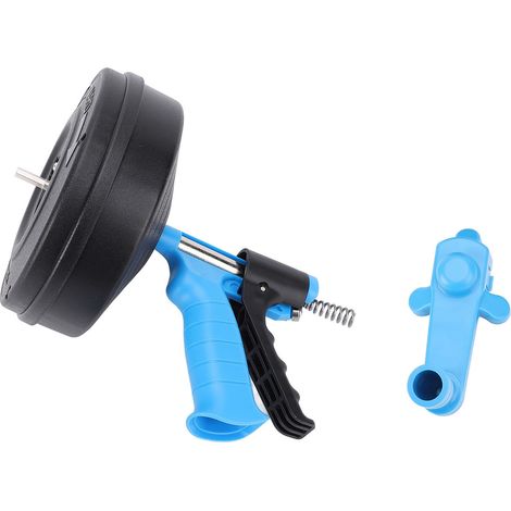 Déboucheur de canalisations avec ressort en acier au manganèse 65, flexible, 2 modes, pour tuyaux de 50 à 75 mm, ressort de 7,5 m / 24,61 pi (1/5)