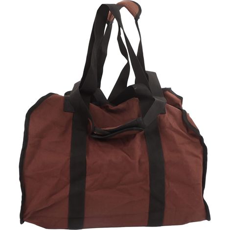 Sac de Bûche en Toile, Sacs de Transport Étuis, Rangement et Transport Porte-bûches Multifonction Portable de Grande Capacité (1/5)