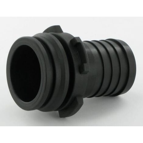 Raccordo portagomma dritto 40 mm con attacco maschio T6 ARAG 1091640