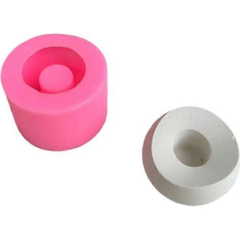 Moules en silicone pour chandeliers, supports de bougies, moule en plâtre et ciment pour créations en résine