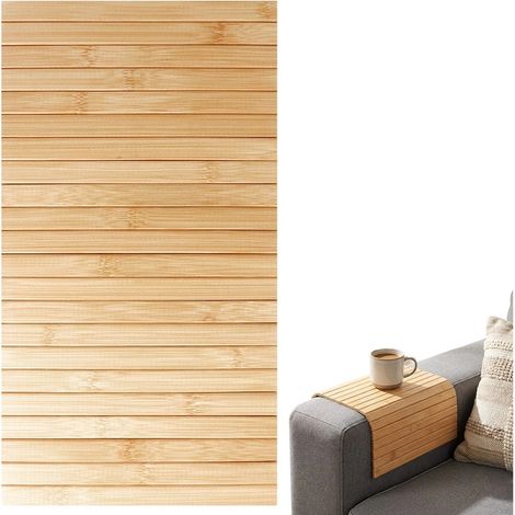 Bambus-Tischset zum Aufrollen, 44 x 22 cm, Naturfinish (1/5)