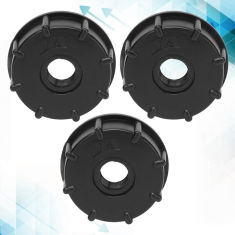 3-teiliges Set für Chemikalienfässer, IBC-Containerverbinder, 4/6/1 Zoll, Zubehör für Ein-Tonnen-Container, G1/2-Kunststoffverbinder (1/5)