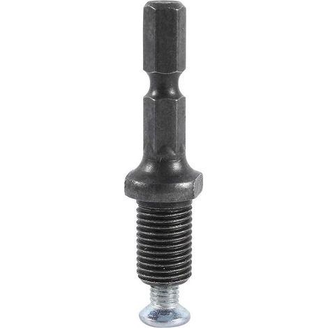 Chuck of drill to percussion electric Adapter of Rod hexagonal 3/8 "-24UNF with screw (1/5)