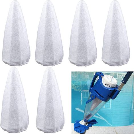 Sacs filtrants de rechange RTPOWER pour aspirateurs, compatibles avec les filtres Shockwave et les sacs filtrants en filet pour piscines. (1/5)
