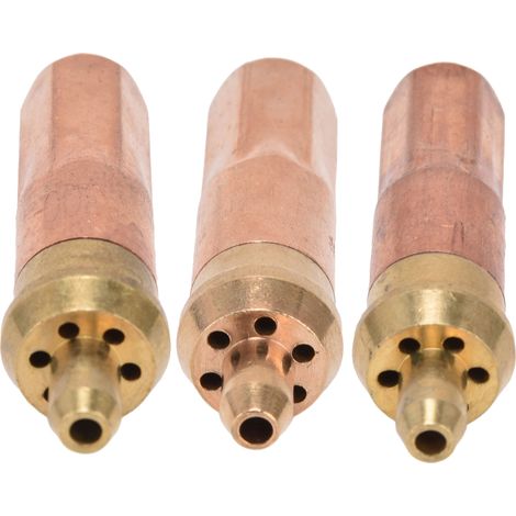 Jeu de 2 buses de coupe G03-300 pour chalumeau oxy-propane, embouts 1 2 3, pièces consommables de soudure, torche professionnelle (1/5)