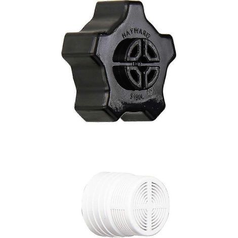 Couvercle de vidange du cylindre de sable Hayward SX180LA pour filtre à sable Pro Series - Accessoires de remplacement avec joint (1/3)