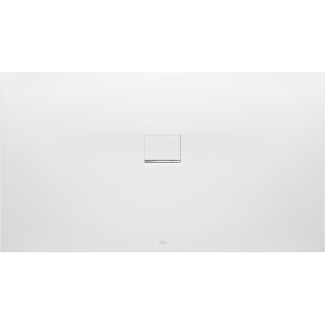 Receveur antidérapant 90 x 80 VILLEROY ET BOCH Squaro Infinity quaryl rectangle edelweiss