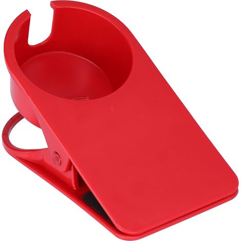 Clip latéral de bureau, conception d'ouverture inférieure de porte-gobelet Durable avec porte-gobelet pour accessoire de bureau pour table de jeu informatique (1/5)