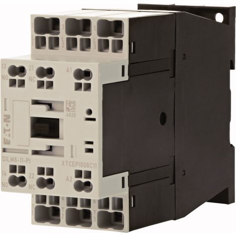 Contacteur Eaton série Eaton Moeller, 3 pôles , 1 NF, 1 NO, 7 A, 120 V c.a., 3,7 kW ( Prix pour 1 )