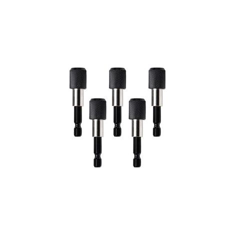 Porte-Embout Magnétique 60mm Hexagonal pour Visseuse à Choc, Embout de Perceuse avec Dégagement Rapide, Accessoire Tournevis Robuste (1/4)