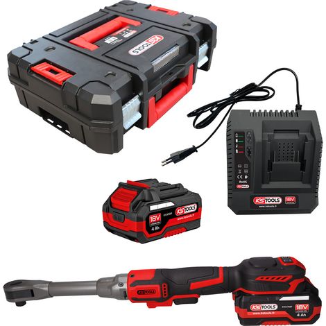 Coffret clé à rochet 1/2'' 18V, KSTOOL - avec 2 batteries et chargeur