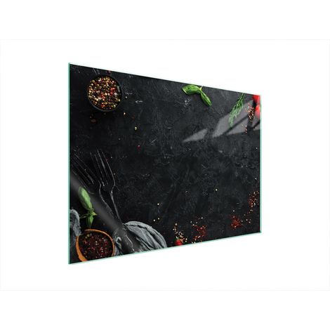 PLACA PROTECTORA DE VIDRIO PARA ESTUFA 70x52 PIZARRA (1/5)