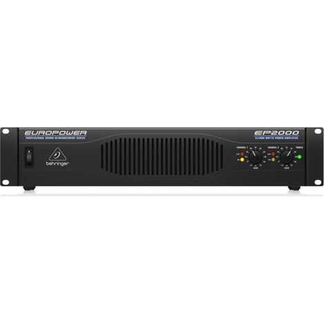 Behringer EP2000 amplificador de audio Rendimiento/fase Negro (1/5)
