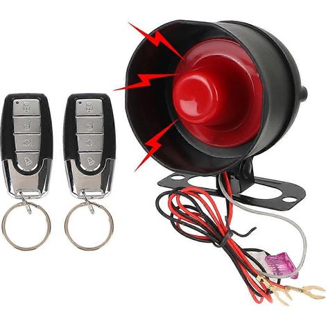 Universelles 12-Volt-Autoalarmsystem mit 7-stufiger Empfindlichkeit zum Schutz Ihres Fahrzeugs (1/5)