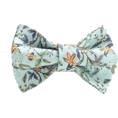 Collier Pour Chien Avec Nœud Papillon - Réglable - Coton Pur - Pour Chiens Petits Moyens Et Grands - 1 Pièce (1/5)