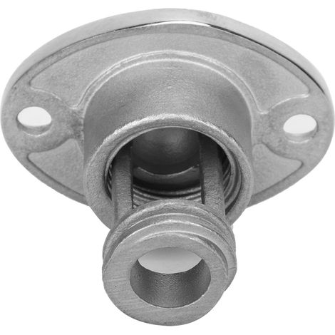 Bouchon de vidange ovale pour bateau et yacht en acier inoxydable 316 antirouille 1 pouce 1 pièce (1/5)