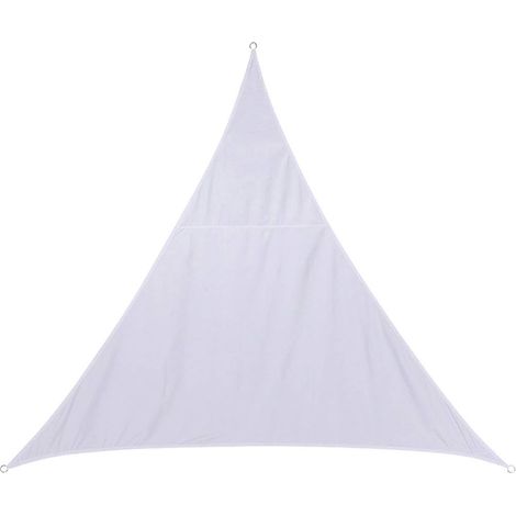 Toile Solaire Voile d'ombrage 4 x 4 x 4 m pour ombrager Votre Jardin, Votre terrasse ou Votre Balcon - Coloris Blanc (1/4)